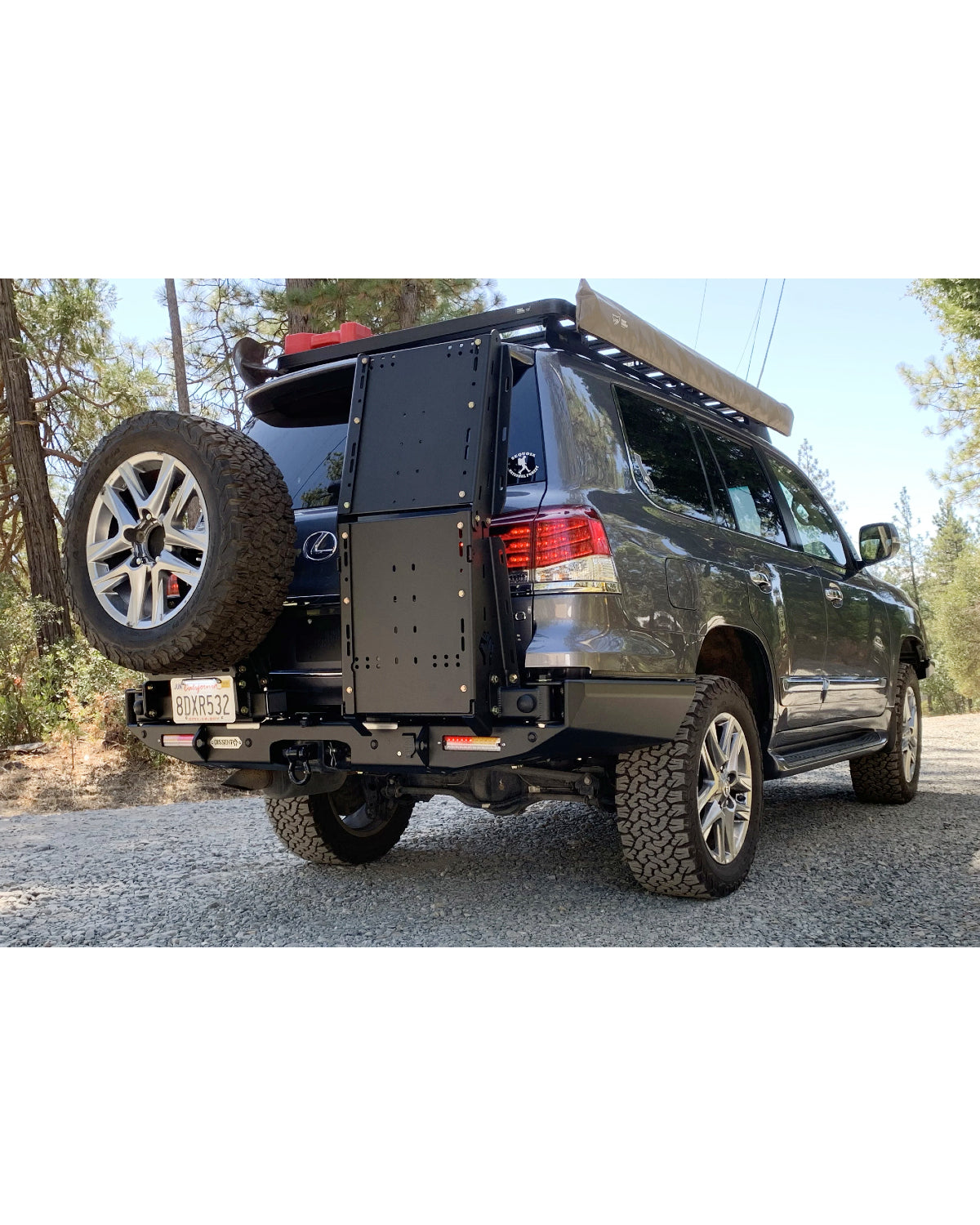 Dissent Off-Road Modular Rear Bumper for Land Cruiser 200 Series (2008–2021) & LX 570 (2008–2021)