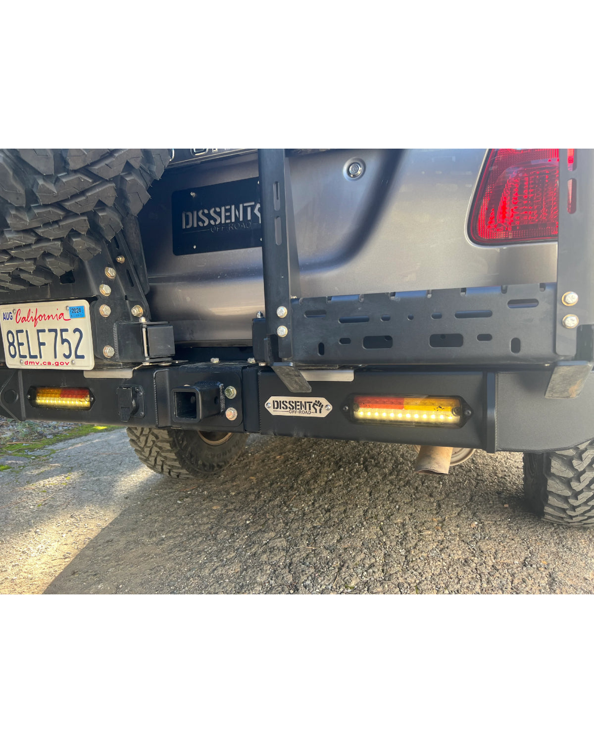 Dissent Off-Road Tinted Light Covers for Rear Combo LED Lights - Pair