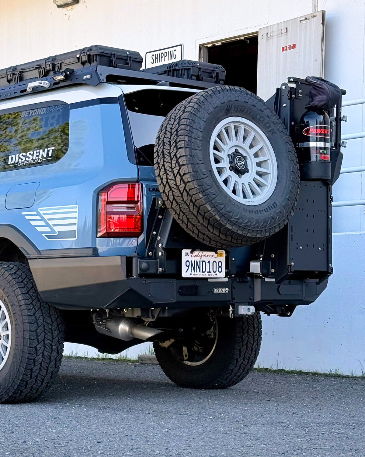 Dissent Off-Road Modular Rear Bumper for Land Cruiser 250 Series (2024–Present)