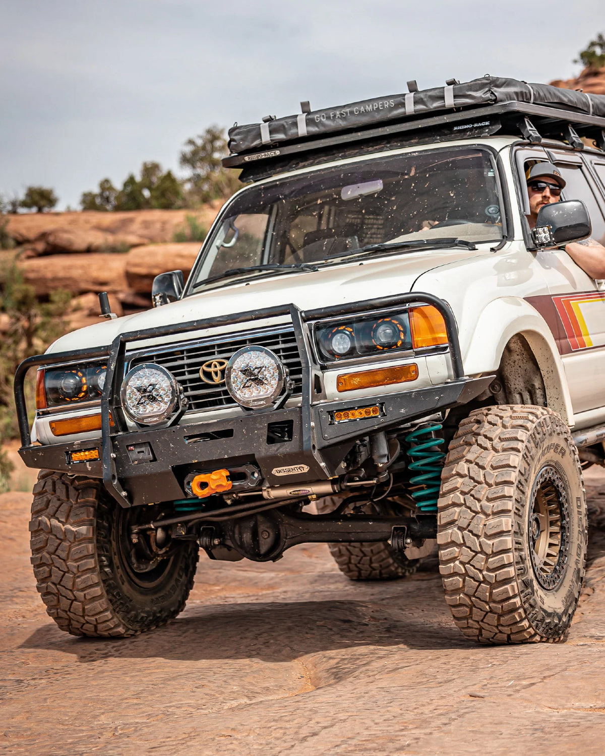 Dissent Off-Road Ultra-High-Clearance Modular Front Bumper for Land Cruiser 80 Series (1991–1997) & LX 450 (1996–1997)