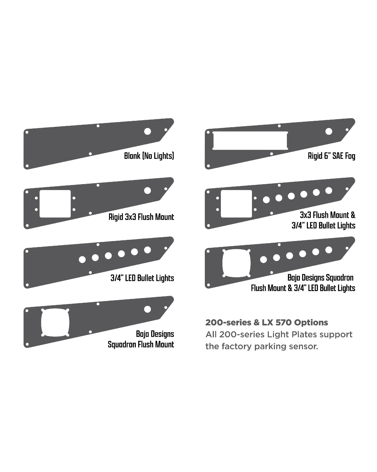 Dissent Off-Road Low-Profile Modular Front Bumper for LX 570 (2016–2021)