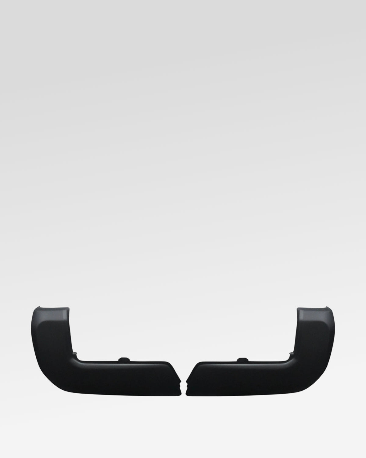 Ecoological BumperShellz Rear Bumper Corner Overlays in Paintable Black ABS for 3rd-Gen Tacoma (2016–2023) - Pair