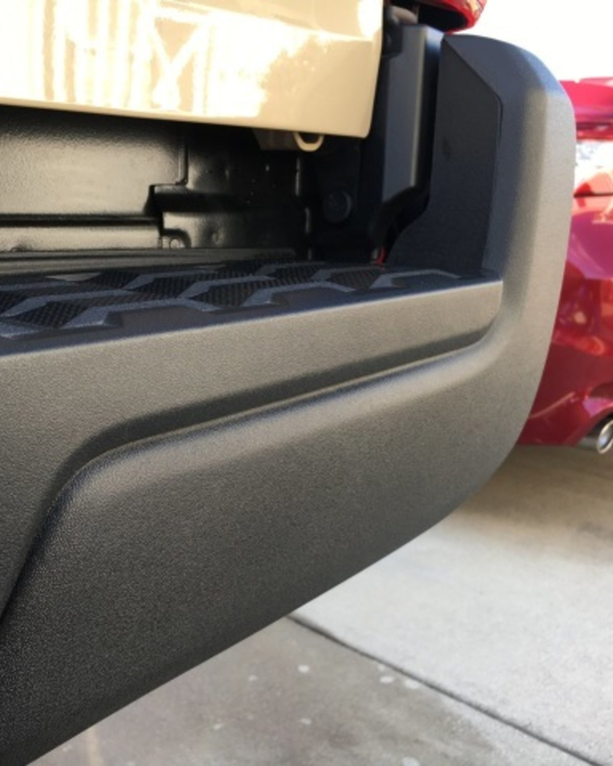 Ecoological BumperShellz Rear Bumper Corner Overlays in Matte Black for 3rd-Gen Tacoma (2016–2023) - Pair