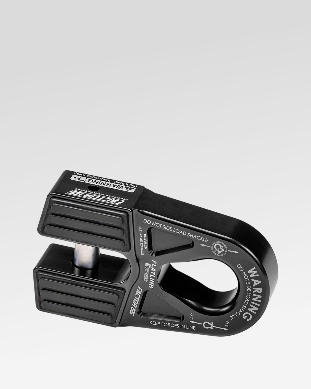 Factor 55 FlatLink Expert Winch Shackle Mount in Black