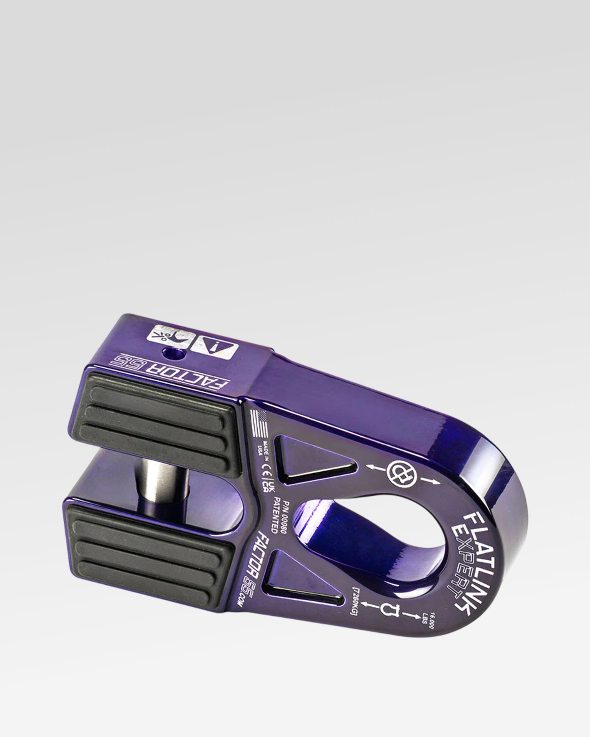 Factor 55 FlatLink Expert Winch Shackle Mount in Purple