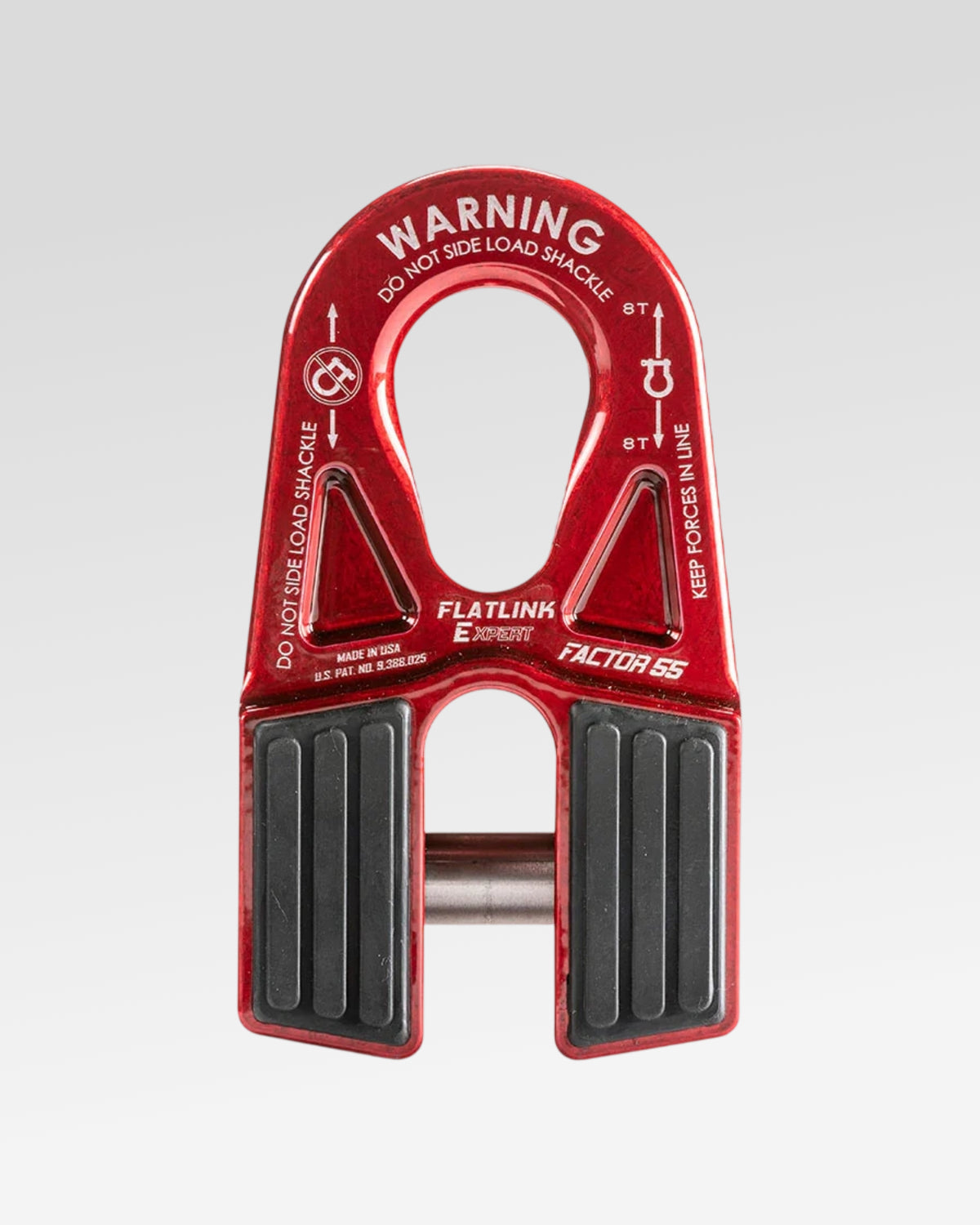 Factor 55 FlatLink Expert Winch Shackle Mount in Red