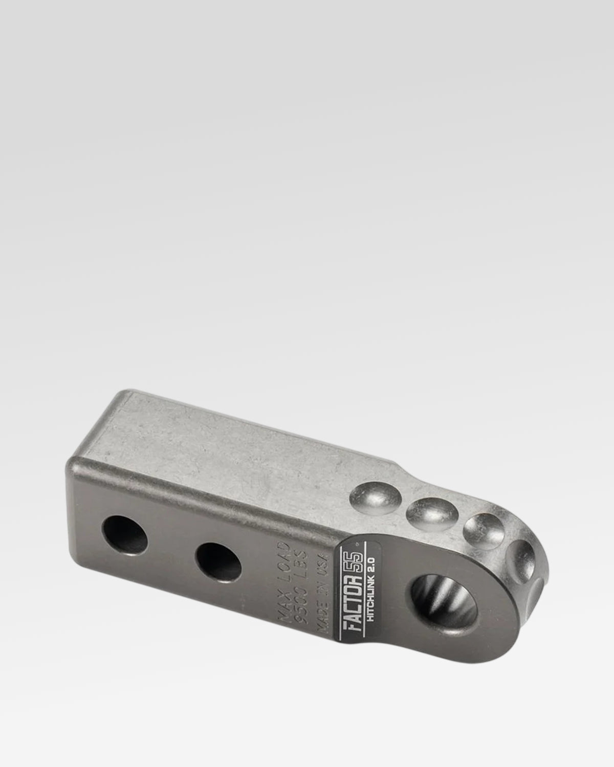 Factor 55 HitchLink 2 in Hitch Receiver Recovery Point in Gray