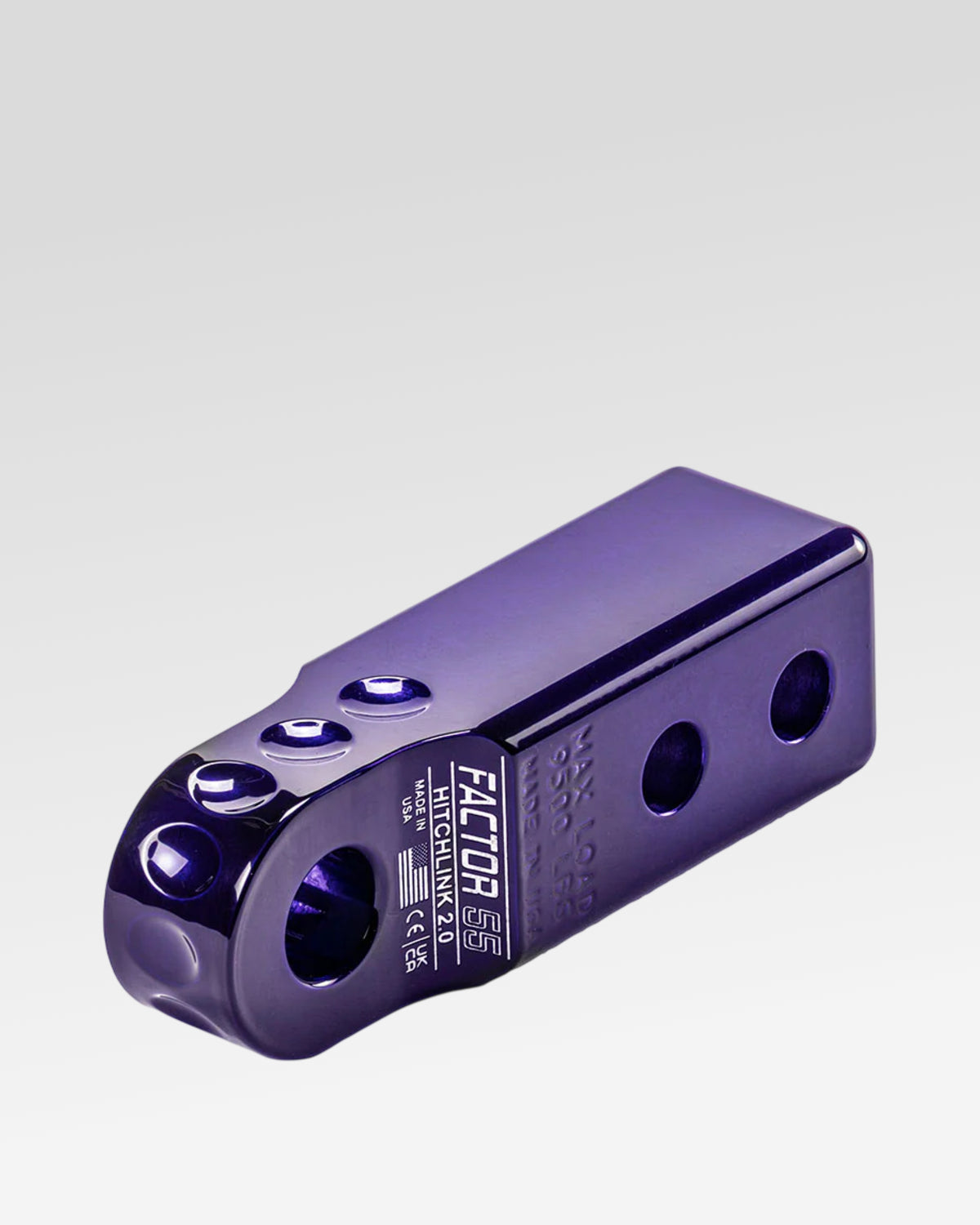 Factor 55 HitchLink 2 in Hitch Receiver Recovery Point in Purple