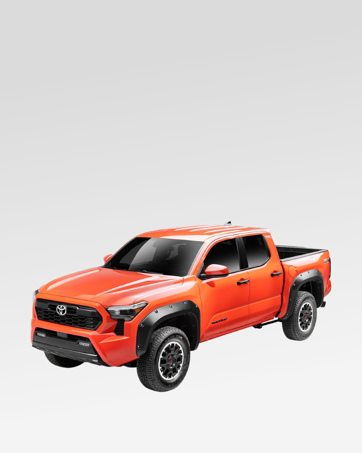 Husky Liners Pocket Style Fender Flares in Matte Black for 4th-Gen Tacoma (2024–Present) - Set of 4