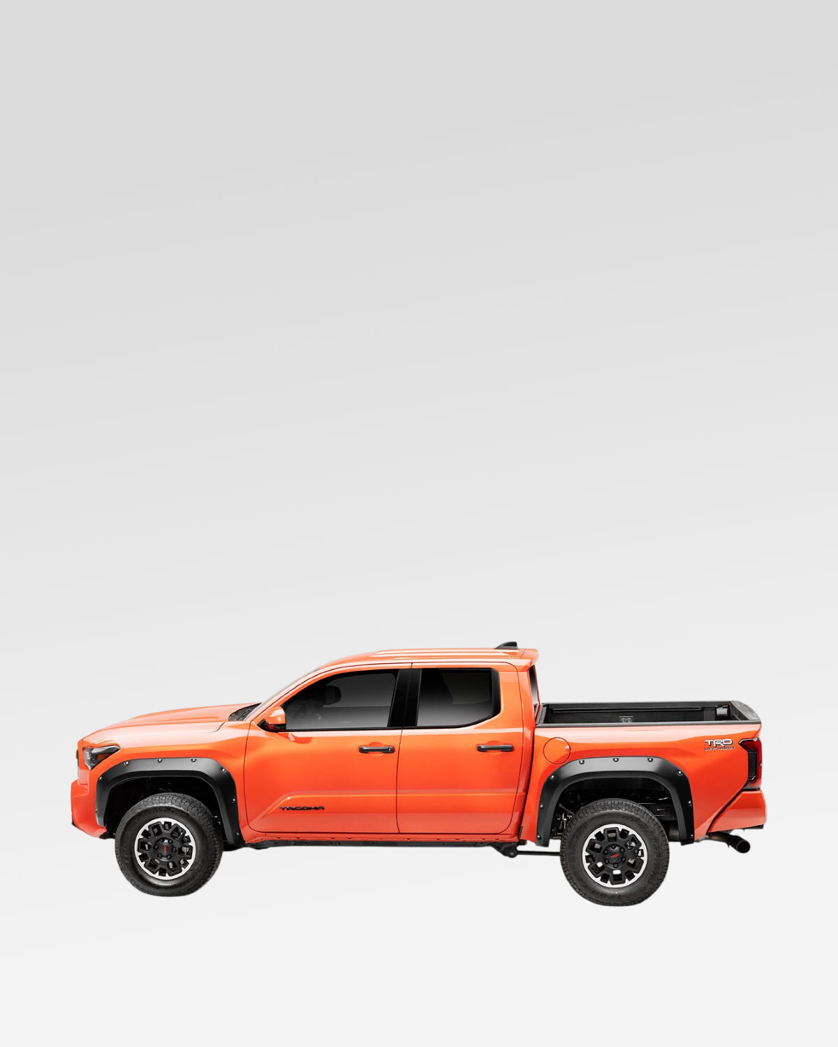 Husky Liners Pocket Style Fender Flares in Matte Black for 4th-Gen Tacoma (2024–Present) - Set of 4