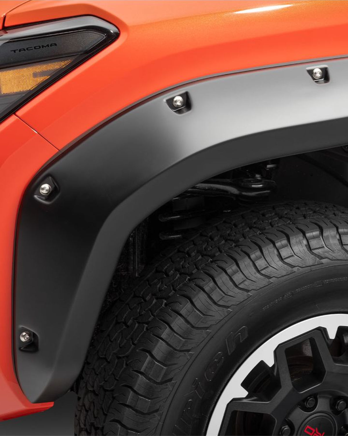 Husky Liners Pocket Style Fender Flares in Matte Black for 4th-Gen Tacoma (2024–Present) - Set of 4