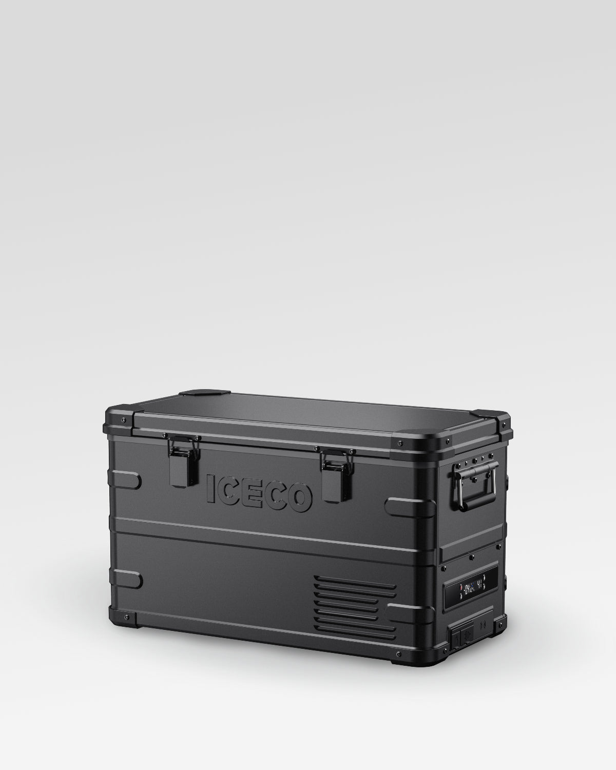 ICECO APL35 Lightweight Dual-Zone Aluminum Portable Fridge-Freezer - 37-Quart, Black