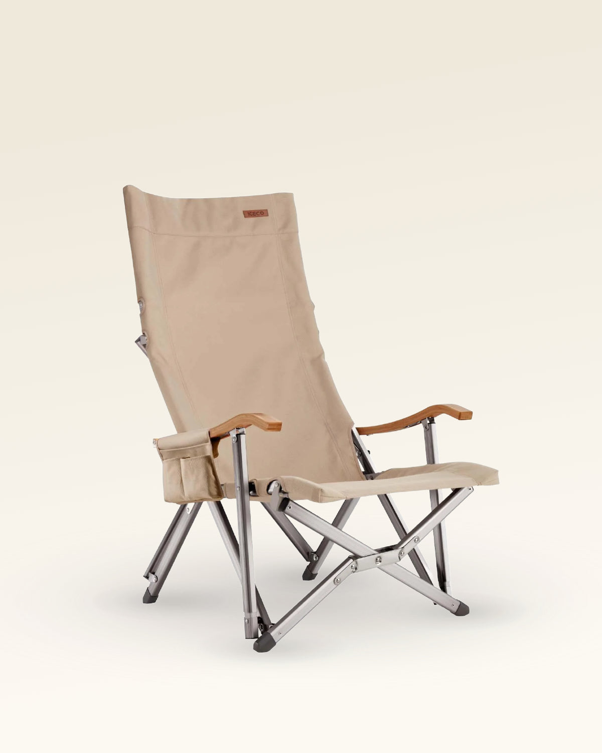 ICECO Hi1600L Heavy-Duty Folding Camping Chair - Camel