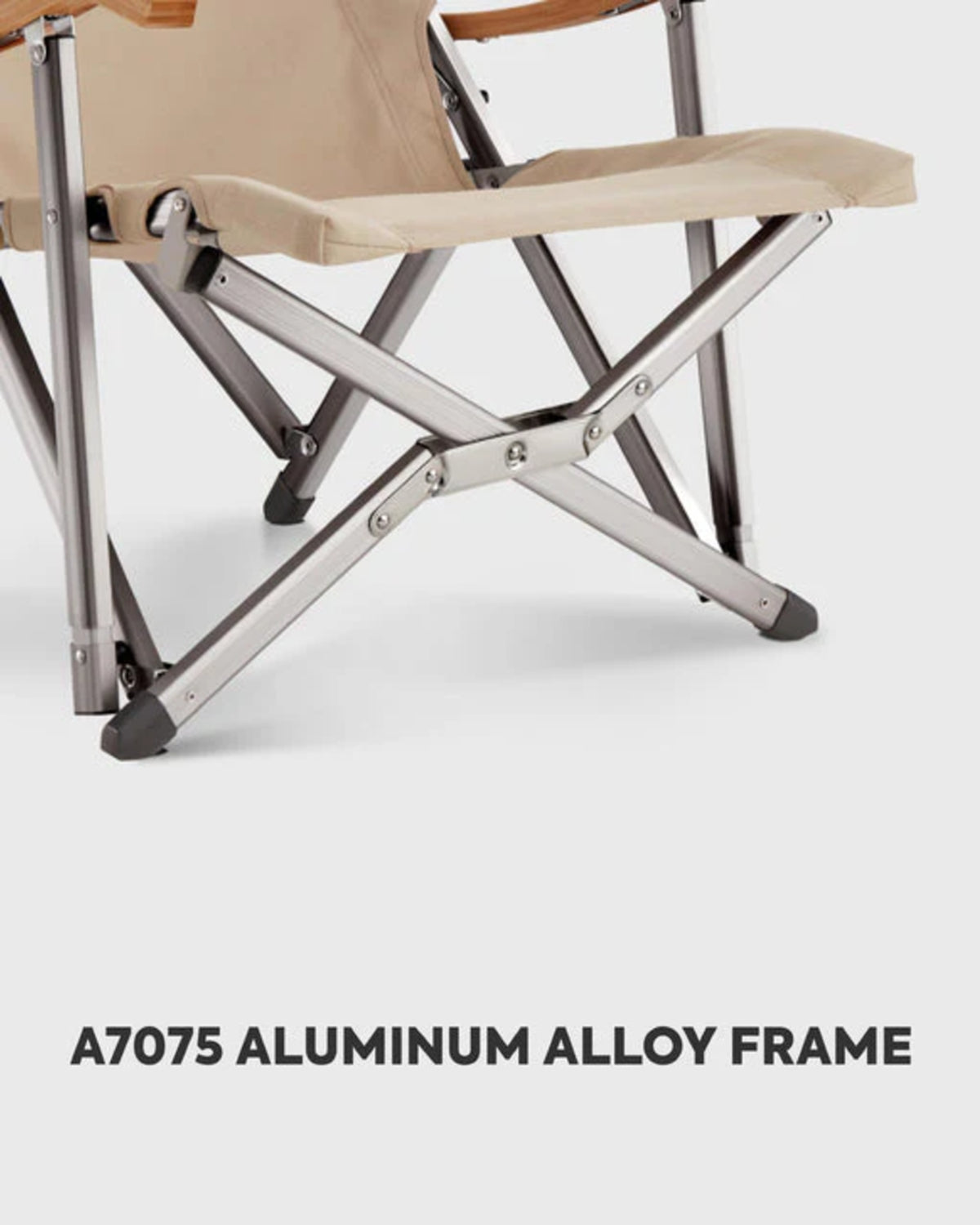 ICECO Hi1600L Heavy-Duty Folding Camping Chair - Camel