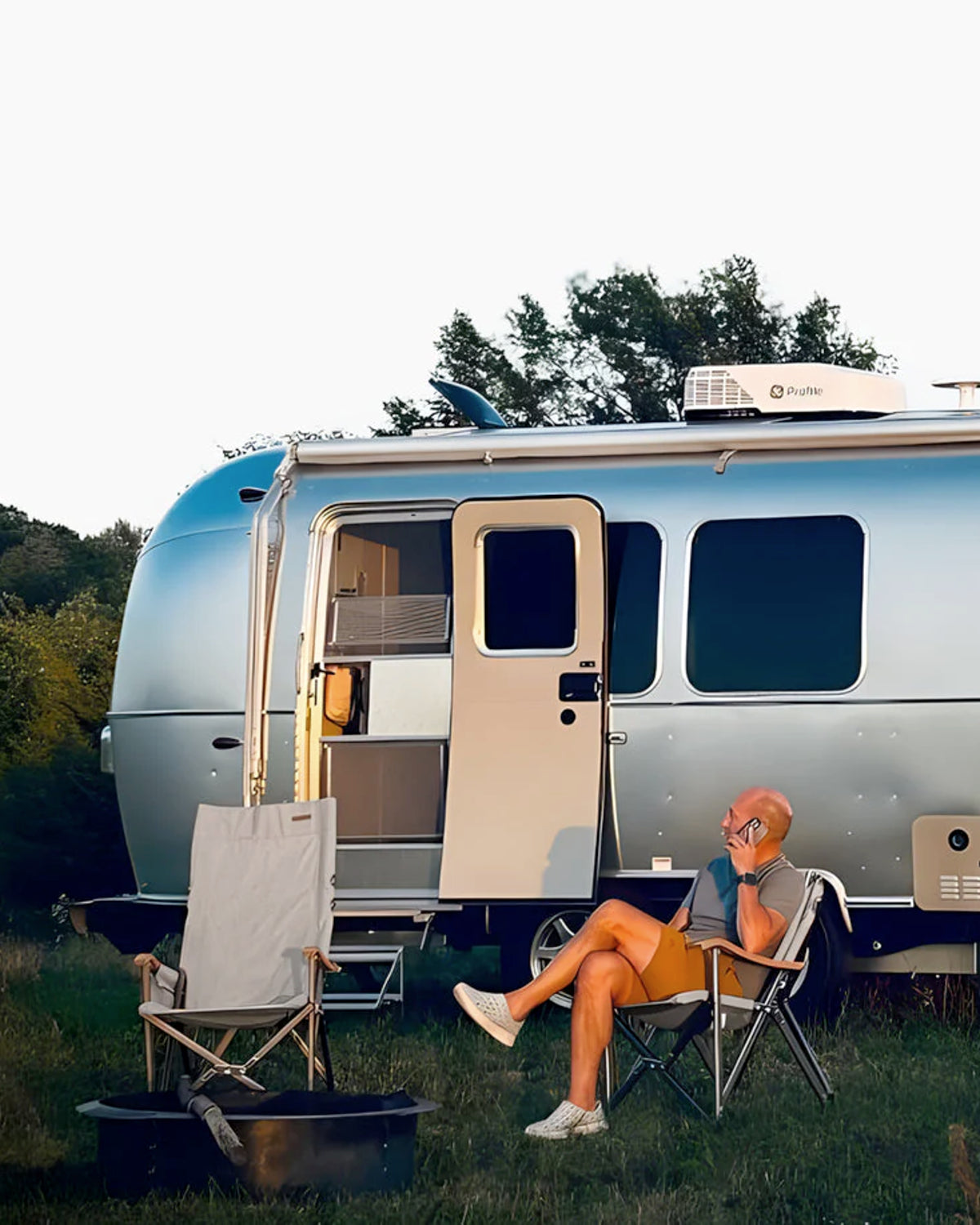 ICECO Hi1600L Heavy-Duty Folding Camping Chair - Gray