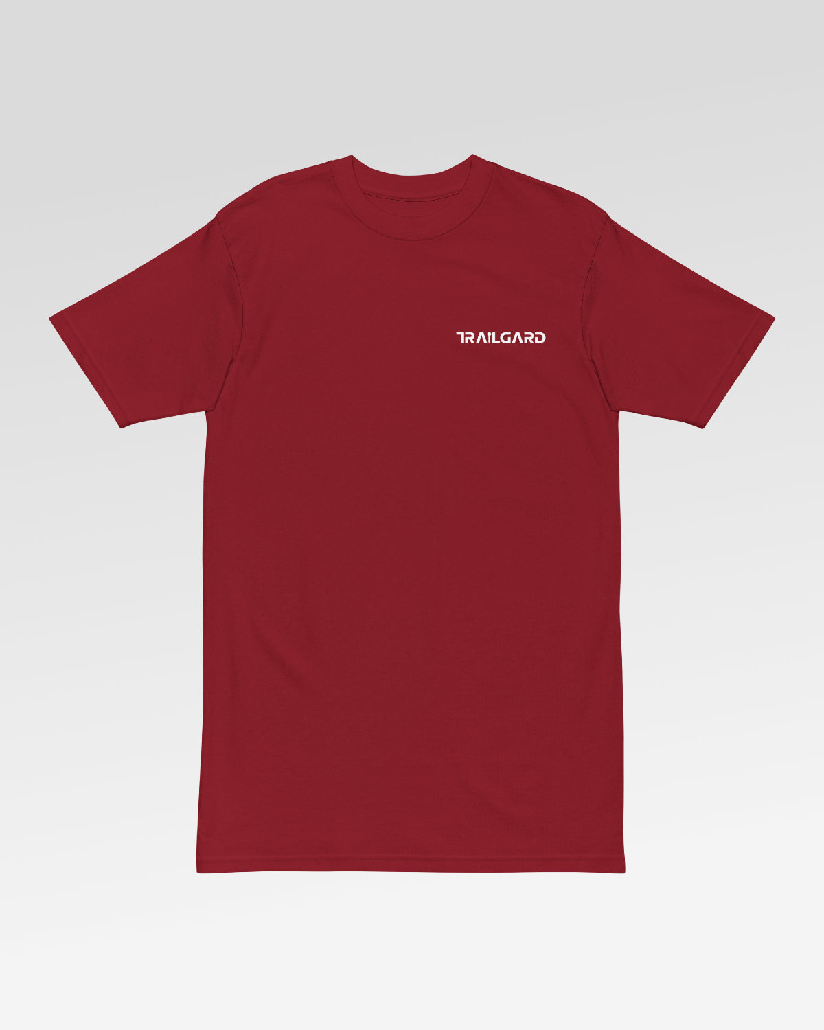 Off-Road Opus Take Hard Lines Men's Heavyweight T-Shirt - Crimson