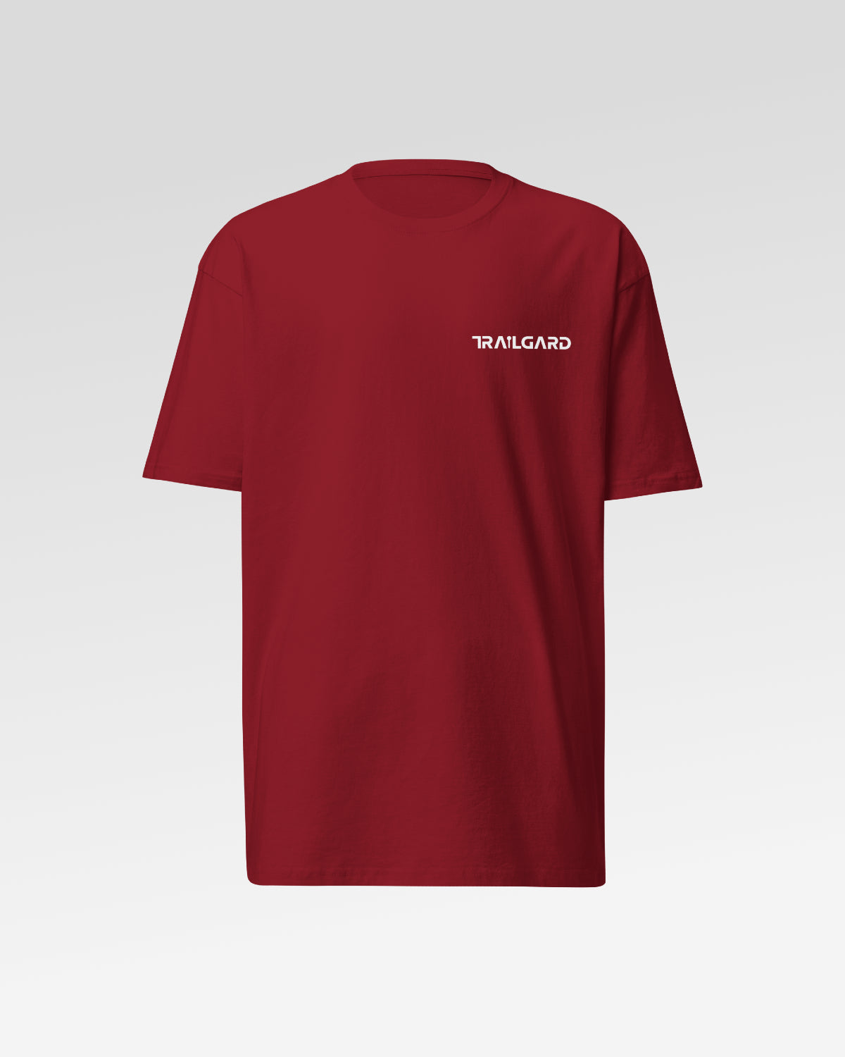 Off-Road Opus Take Hard Lines Men's Heavyweight T-Shirt - Crimson