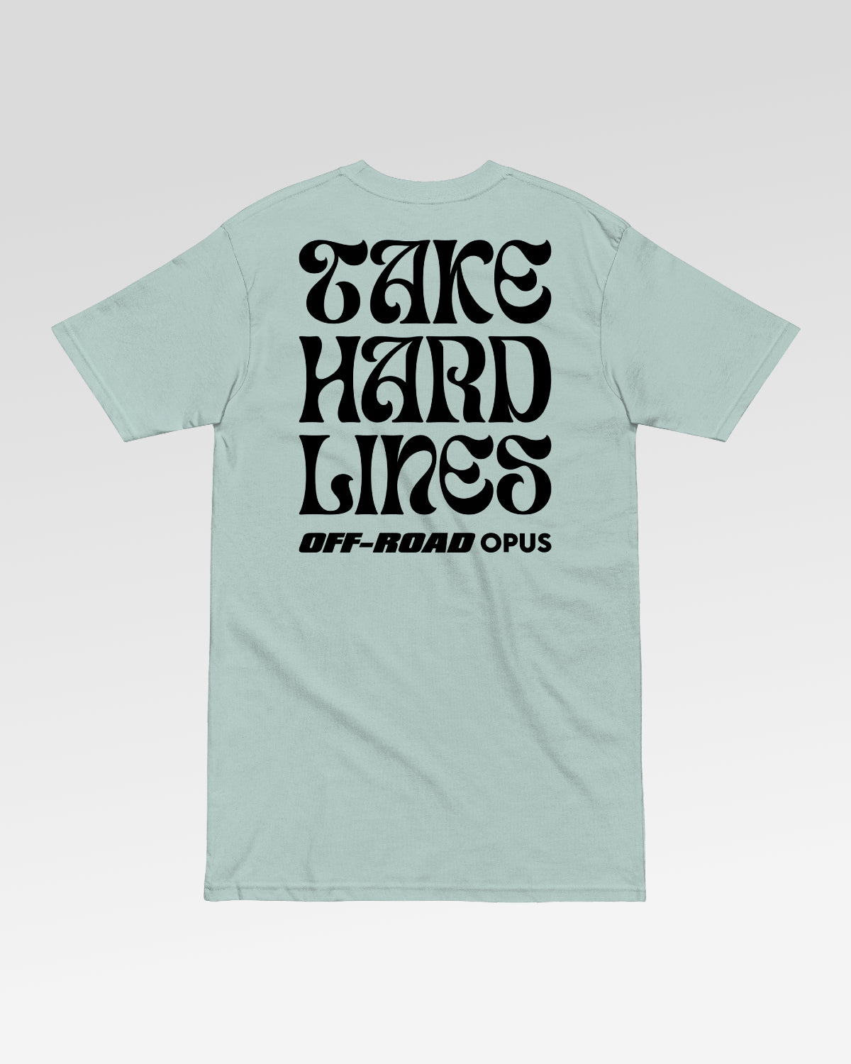 Off-Road Opus Take Hard Lines Men's Heavyweight T-Shirt - Succulent