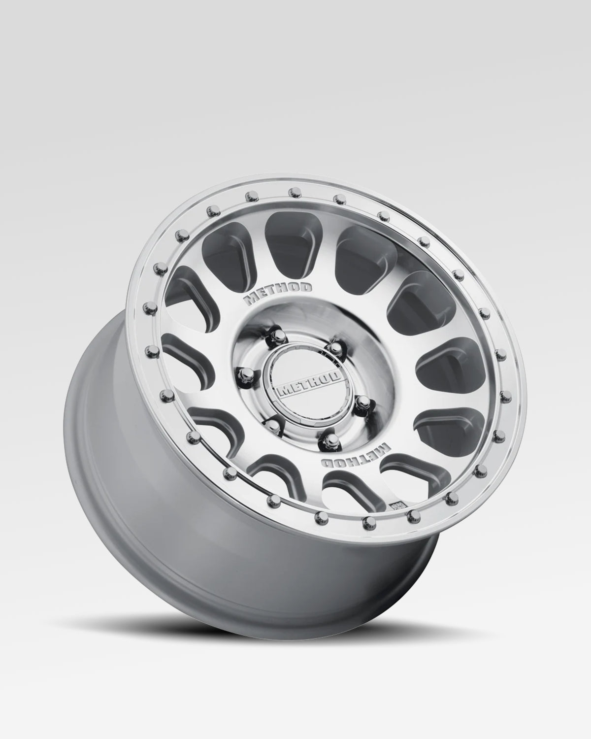Method Race Wheels 709-HD Bead Grip 17 x 8.5 in Bead-Retention Wheel in Machined Finish with 0 mm Offset and 6 x 139.7 mm Bolt Pattern