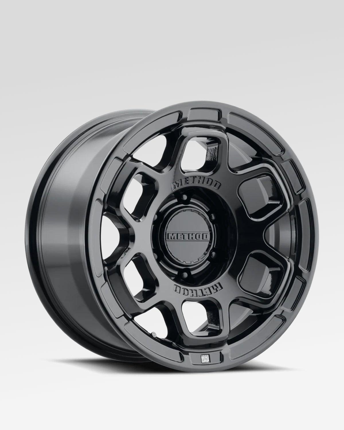 Method Race Wheels 710-HD Bead Grip 17 x 8.5 in Bead-Retention Wheel in Gloss Black with 0 mm Offset and 6 x 139.7 mm Bolt Pattern