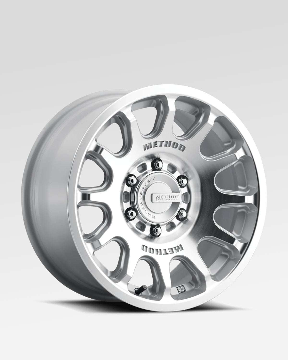 Method Race Wheels 712 Bead Grip 17 x 8.5 in Bead-Retention Wheel in Machined Finish with 0 mm Offset and 6 x 139.7 mm Bolt Pattern