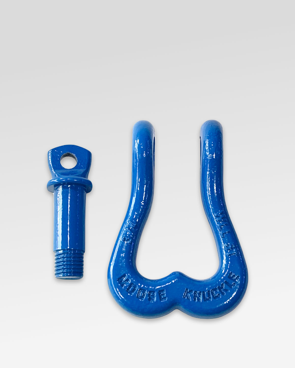 Moose Knuckle Offroad XL 3/4 in Recovery Shackle in Blue Balls