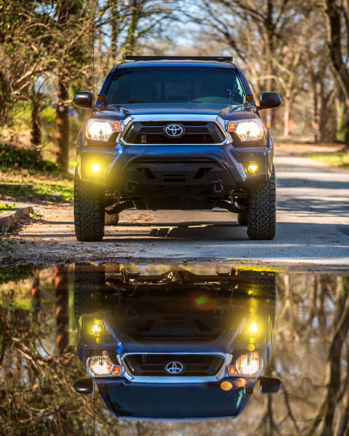 Morimoto 4Banger 2.0 NCS LED Fog Light Kit with SAE Wide Beam Pattern and Yellow Lens for Toyota Tacoma (2012–2023)