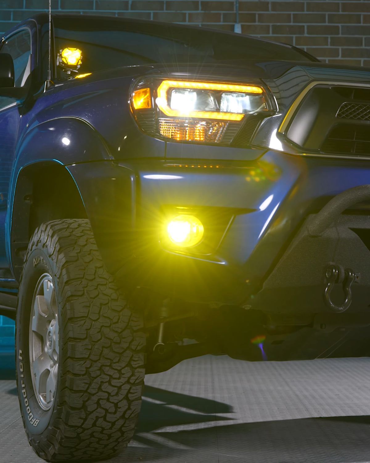 Morimoto 4Banger 2.0 NCS LED Fog Light Kit with SAE Wide Beam Pattern and Yellow Lens for Toyota Tacoma (2012–2023)
