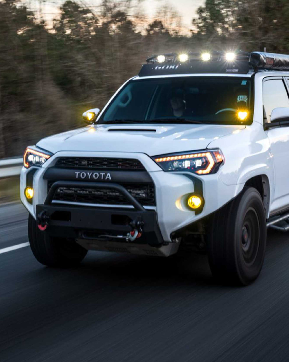 Morimoto 4Banger 2.0 HXB LED Fog Light Kit with SAE Wide Beam Pattern and Yellow Lens for 5th-Gen 4Runner (2010–2024)