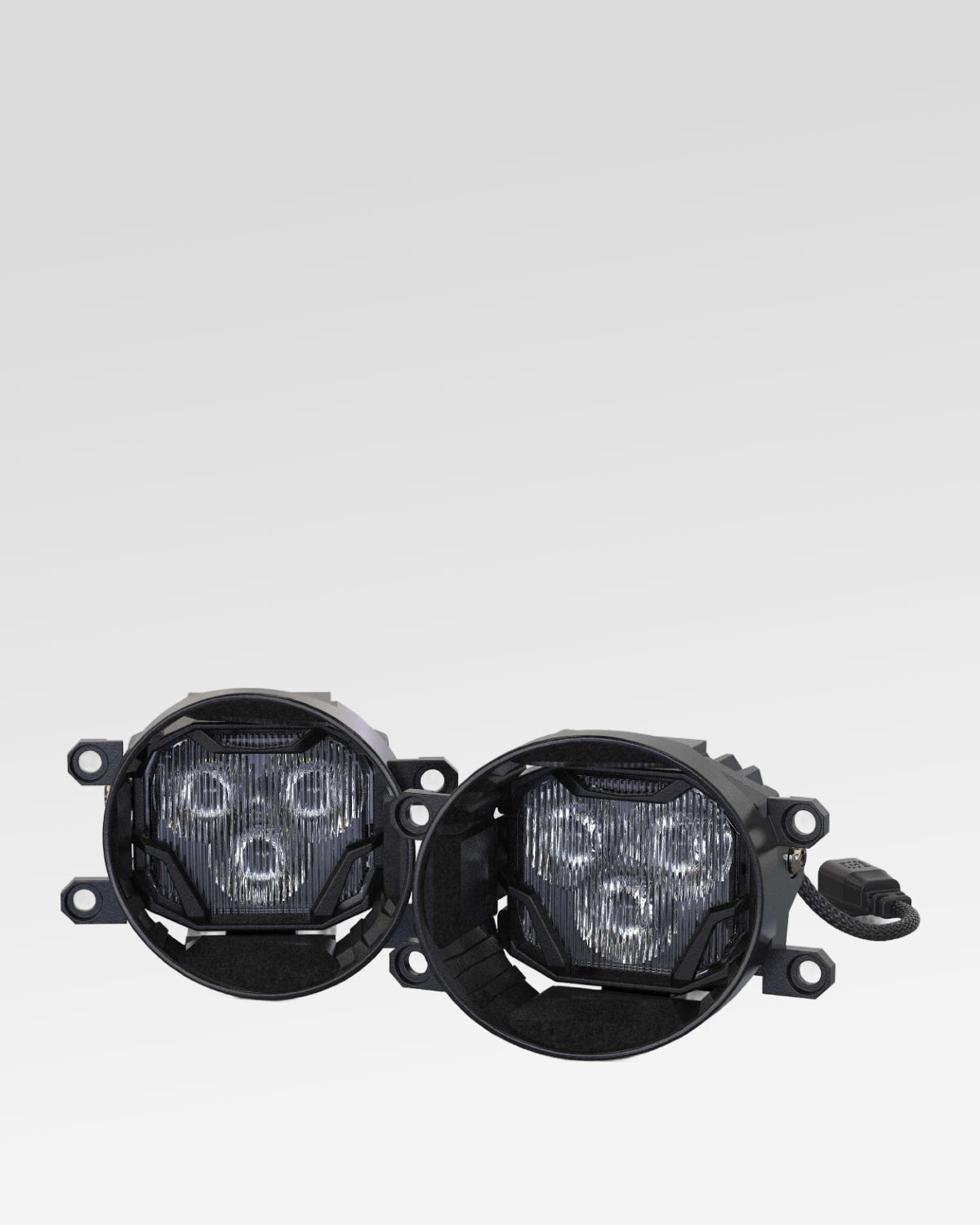 Morimoto 4Banger 2.0 HXB LED Fog Light Kit with Clear SAE Wide Lens for 2.5-Gen Tundra (2014–2021)