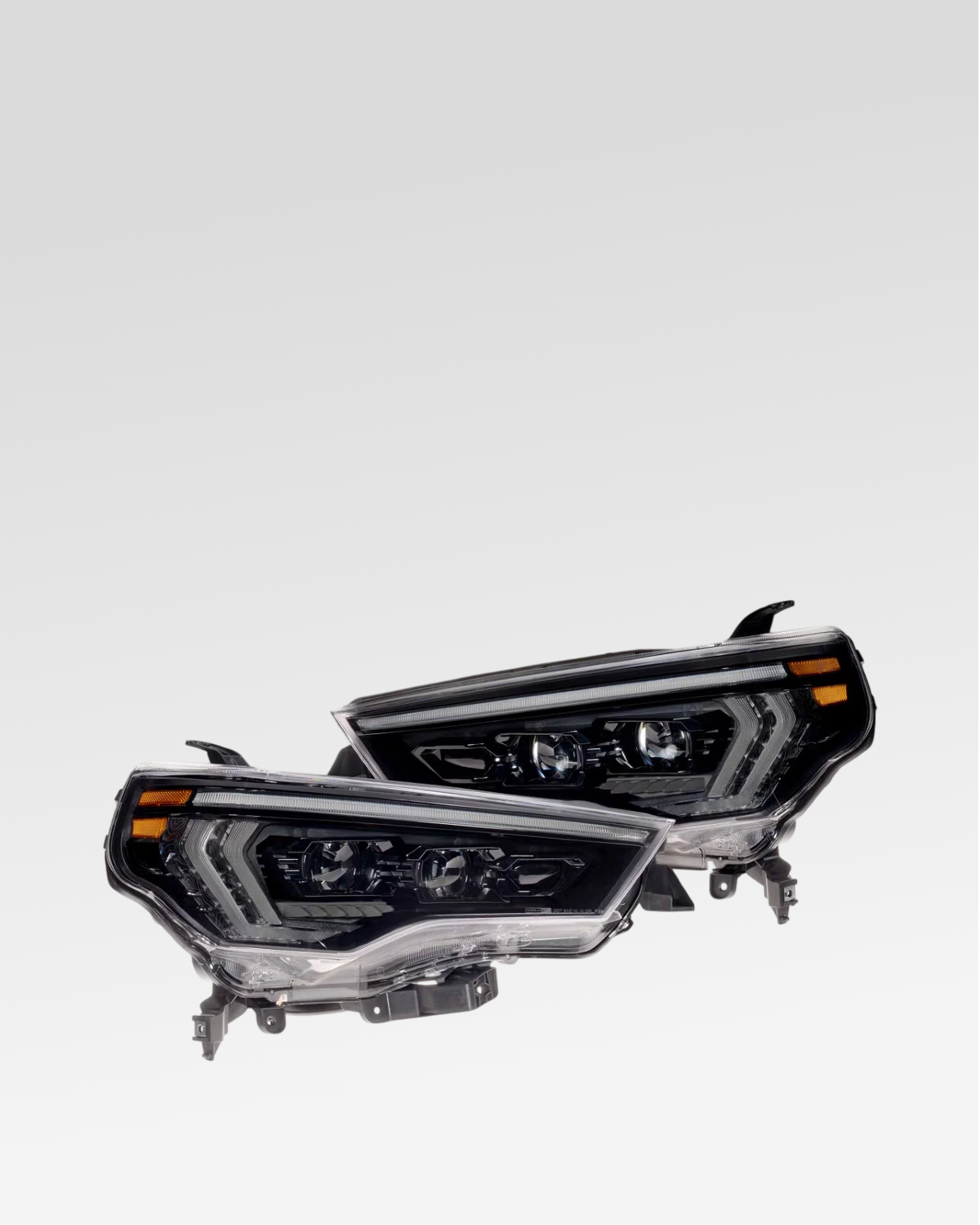 Morimoto XB Evo Hybrid LED Projector Headlights with White DRL for 5th-Gen 4Runner (2014–2024) - Pair