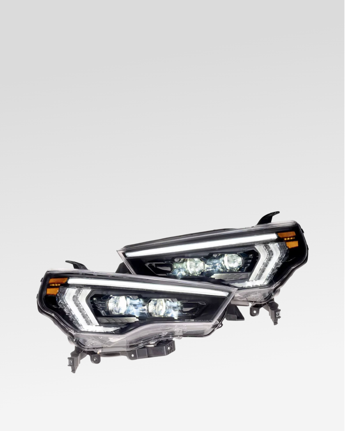Morimoto XB Evo Hybrid LED Projector Headlights with White DRL for 5th-Gen 4Runner (2014–2024) - Pair