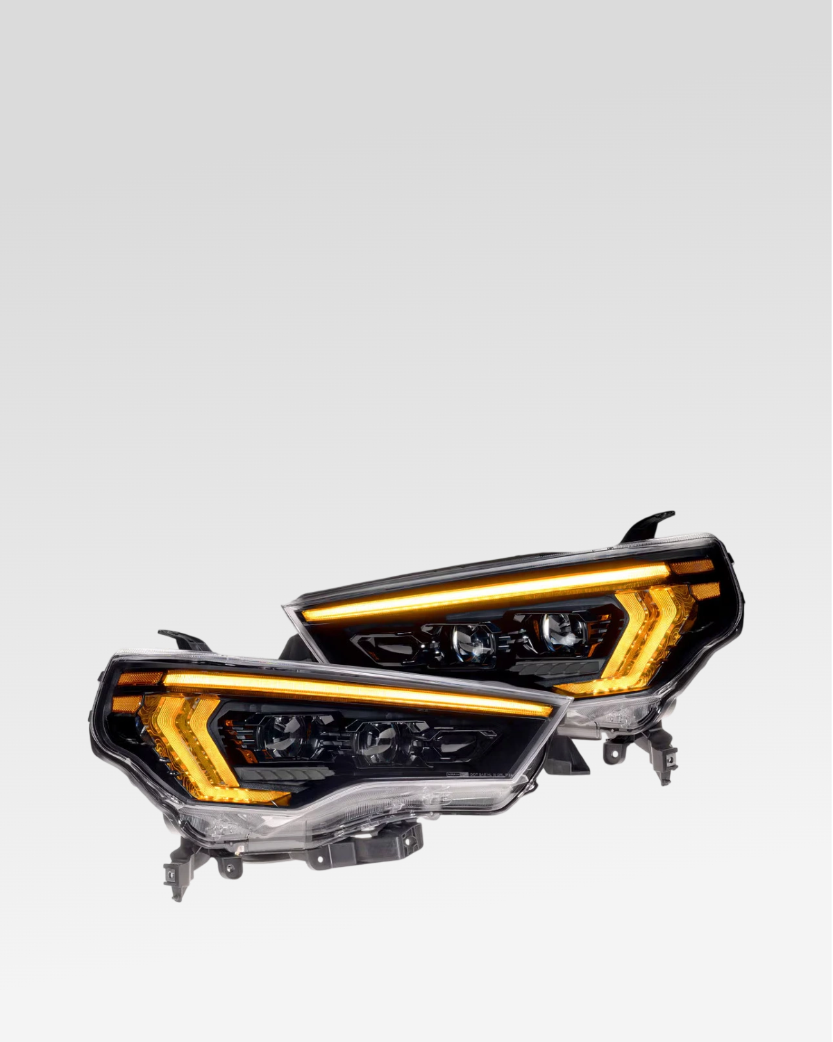 Morimoto XB Evo Hybrid LED Projector Headlights with White DRL for 5th-Gen 4Runner (2014–2024) - Pair
