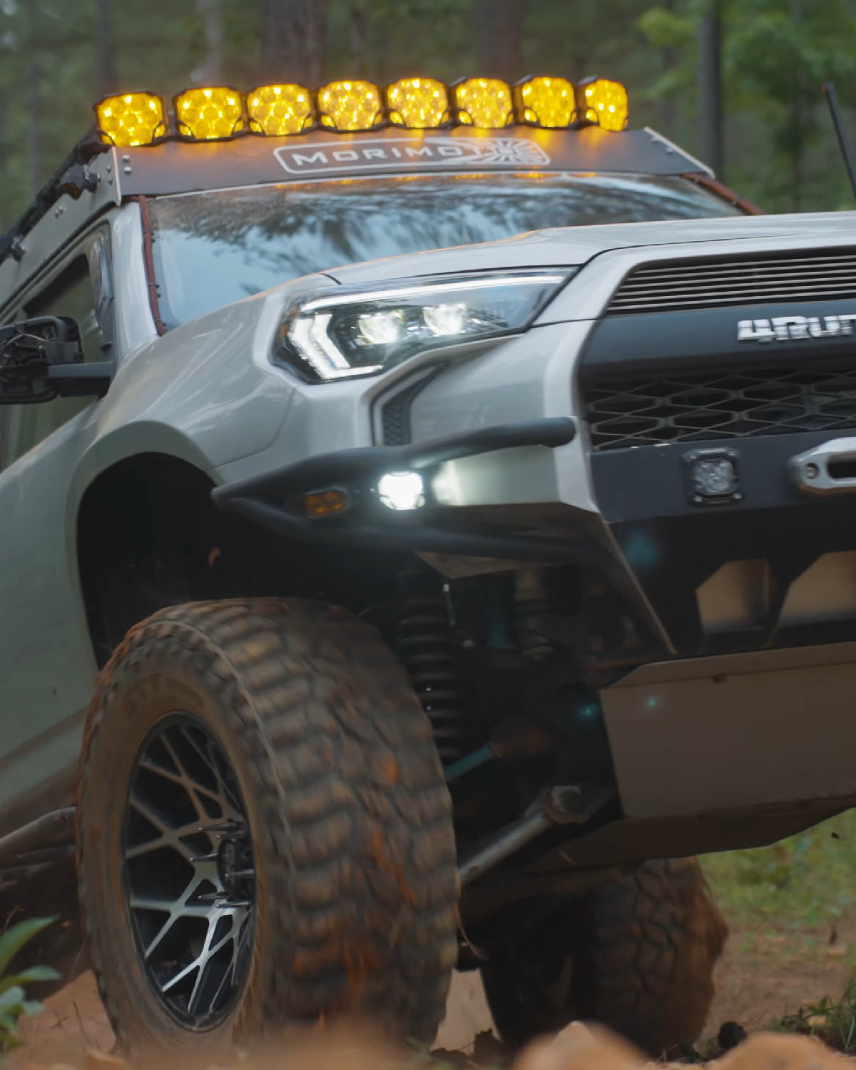 Morimoto XB Evo Sequential LED Projector Headlights with White/Amber DRL for 5th-Gen 4Runner (2014–2024) - Pair