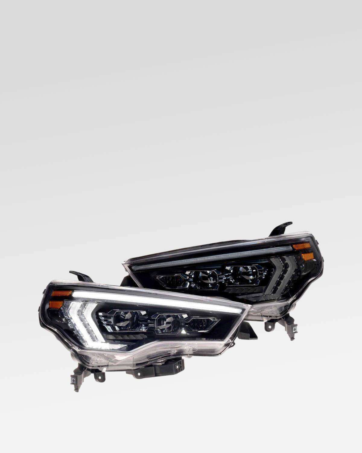 Morimoto XB Evo Sequential LED Projector Headlights with White/Amber DRL for 5th-Gen 4Runner (2014–2024) - Pair
