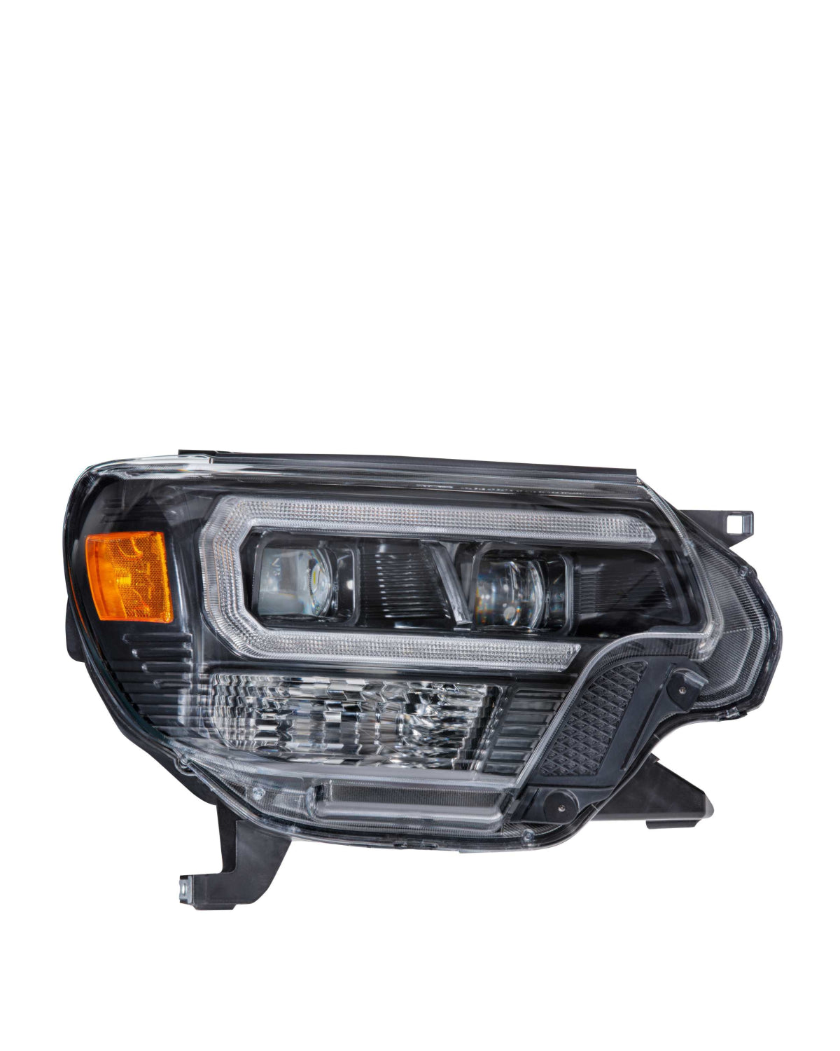 Morimoto XB Hybrid LED Projector Headlights with Amber DRL for 2nd-Gen Tacoma (2012–2015) - Pair