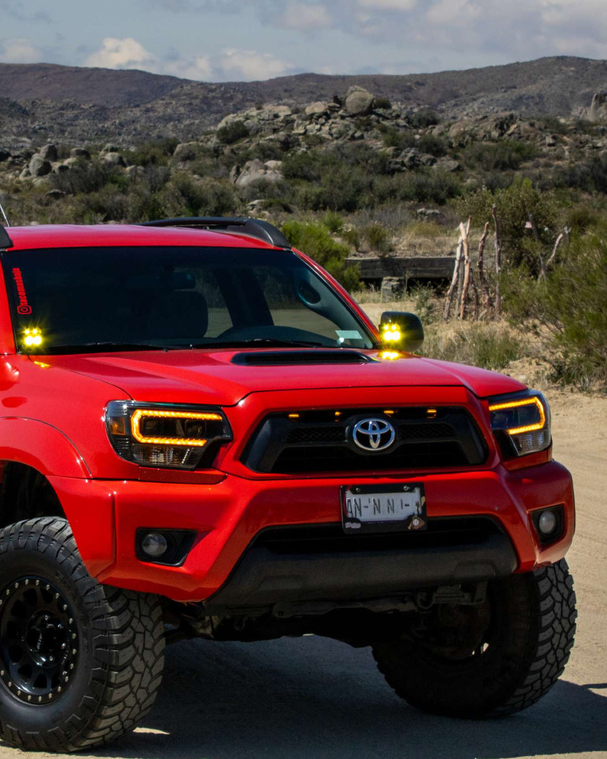 Morimoto XB Hybrid LED Projector Headlights with Amber DRL for 2nd-Gen Tacoma (2012–2015) - Pair