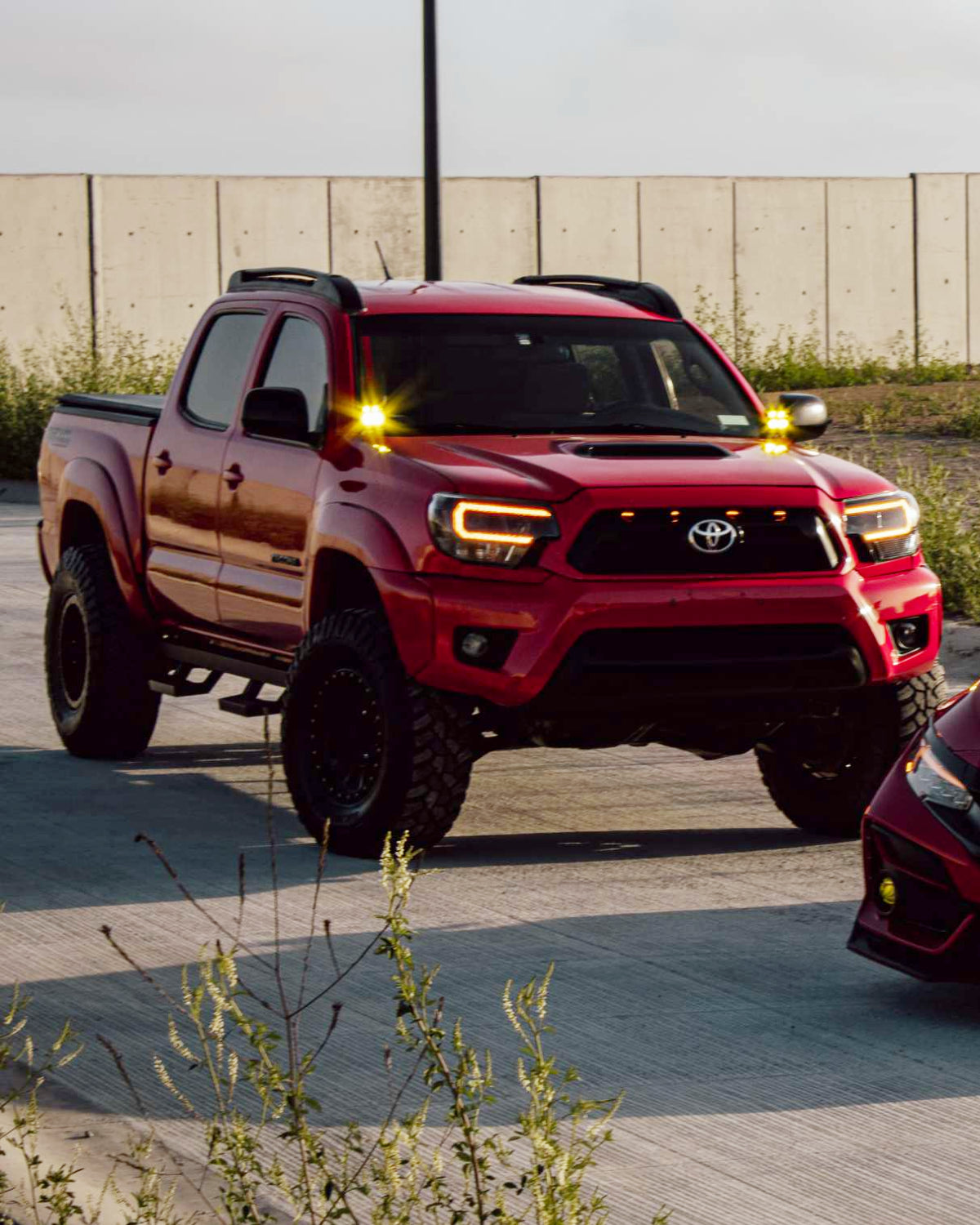 Morimoto XB Hybrid LED Projector Headlights with Amber DRL for 2nd-Gen Tacoma (2012–2015) - Pair