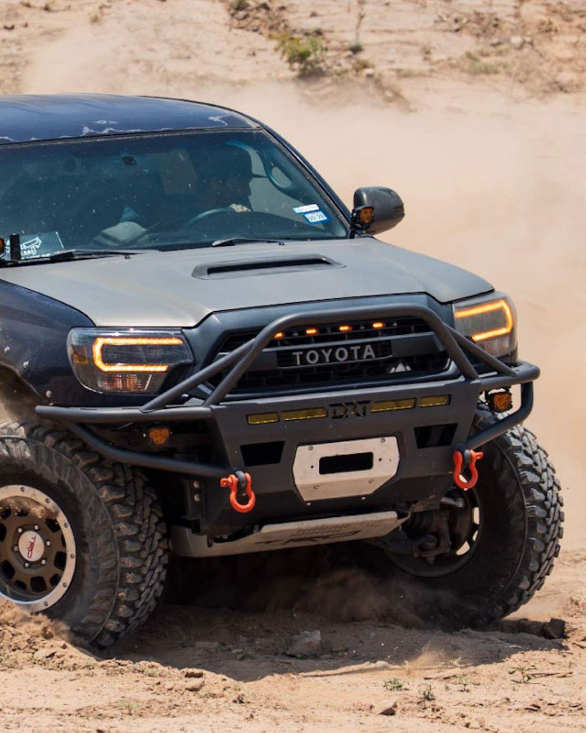 Morimoto XB Hybrid LED Projector Headlights with Amber DRL for 2nd-Gen Tacoma (2012–2015) - Pair