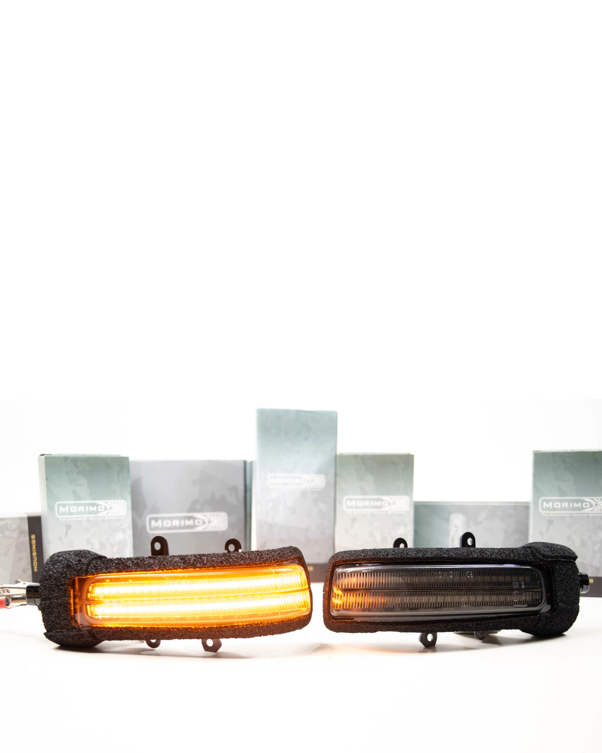 Morimoto XB LED Side Mirror Turn Signal Lights with Smoked Lens for 5th-Gen 4Runner (2010–2013) - Pair