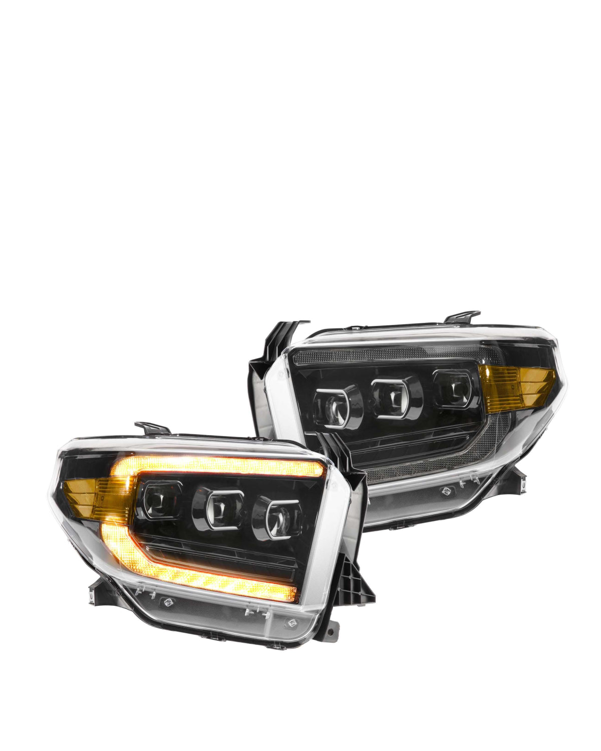 Morimoto XB Sequential LED Projector Headlights with Amber DRL for 2.5-Gen Tundra (2014–2021) - Pair