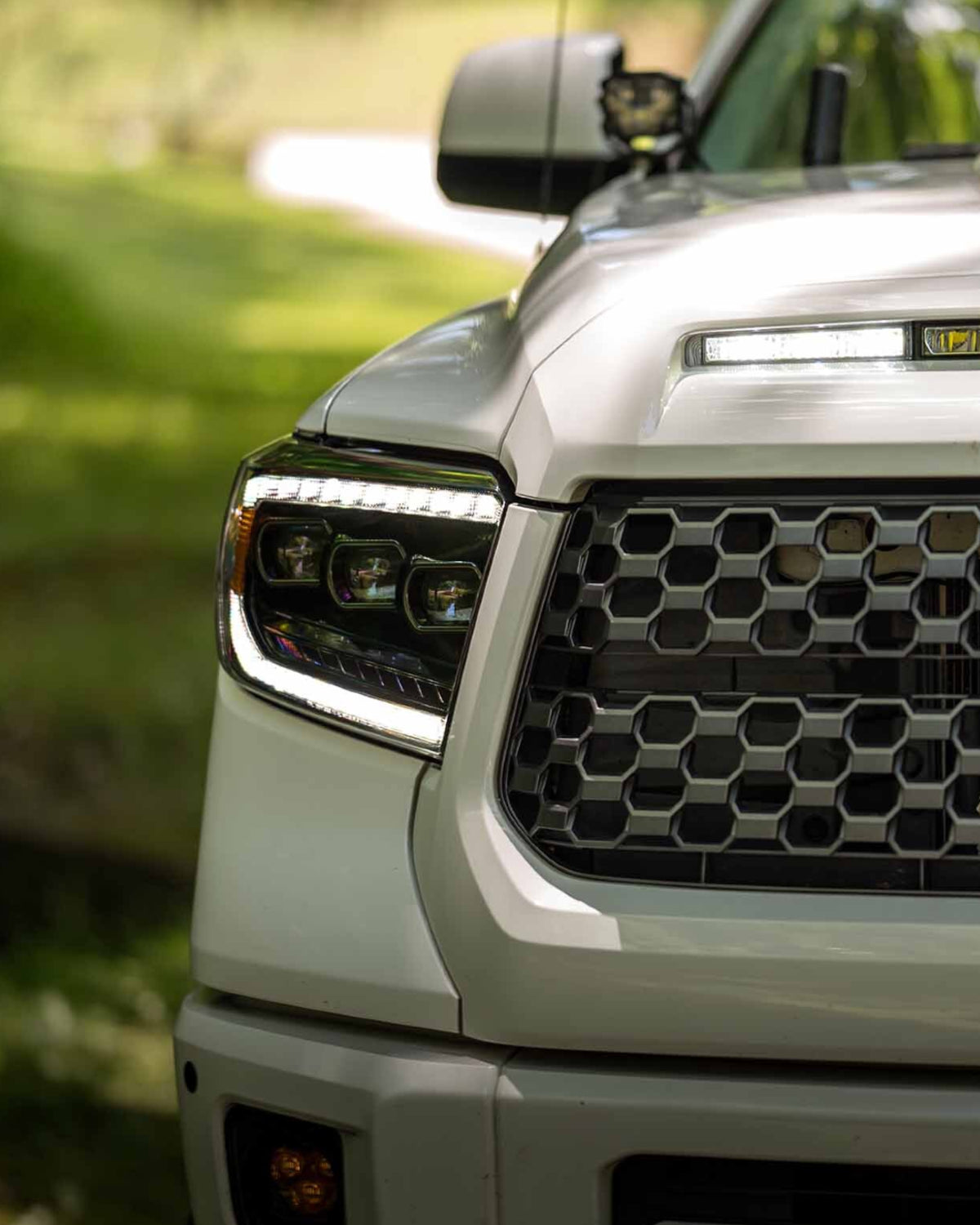 Morimoto XB Sequential LED Projector Headlights with White DRL for 2.5-Gen Tundra (2014–2021) - Pair