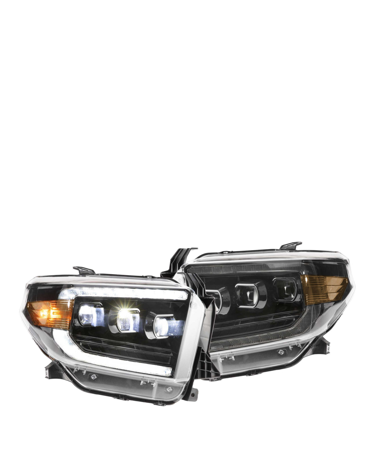 Morimoto XB Sequential LED Projector Headlights with White DRL for 2.5-Gen Tundra (2014–2021) - Pair