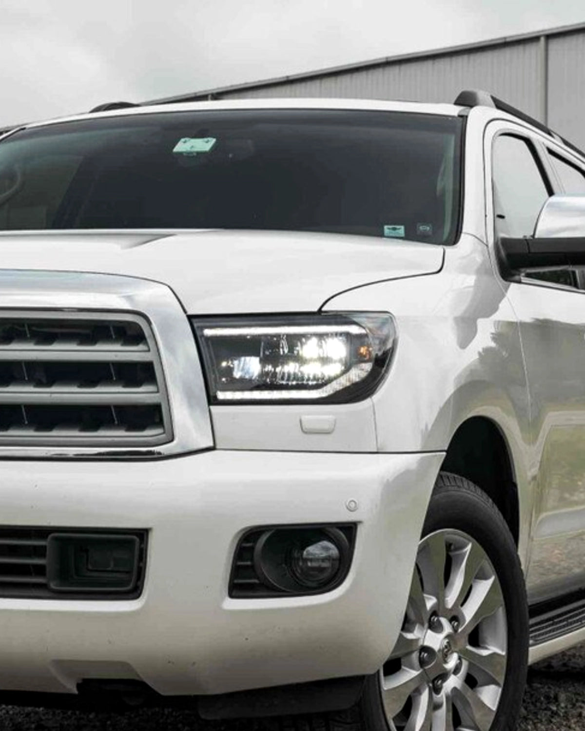 Morimoto XB Sequential LED Reflector Headlights with White DRL for 2nd-Gen Sequoia (2008–2017) - Pair