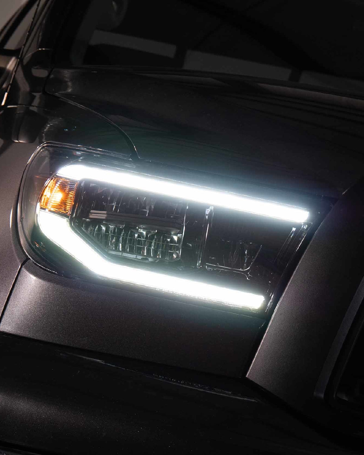 Morimoto XB Sequential LED Reflector Headlights with White DRL for 2nd-Gen Sequoia (2008–2017) - Pair