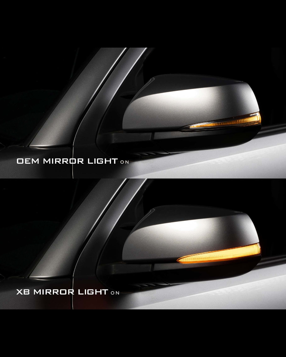 Morimoto XB Sequential LED Side Mirror Turn Signal Lights with Smoked Lens for 3rd-Gen Tacoma (2016–2023) - Pair
