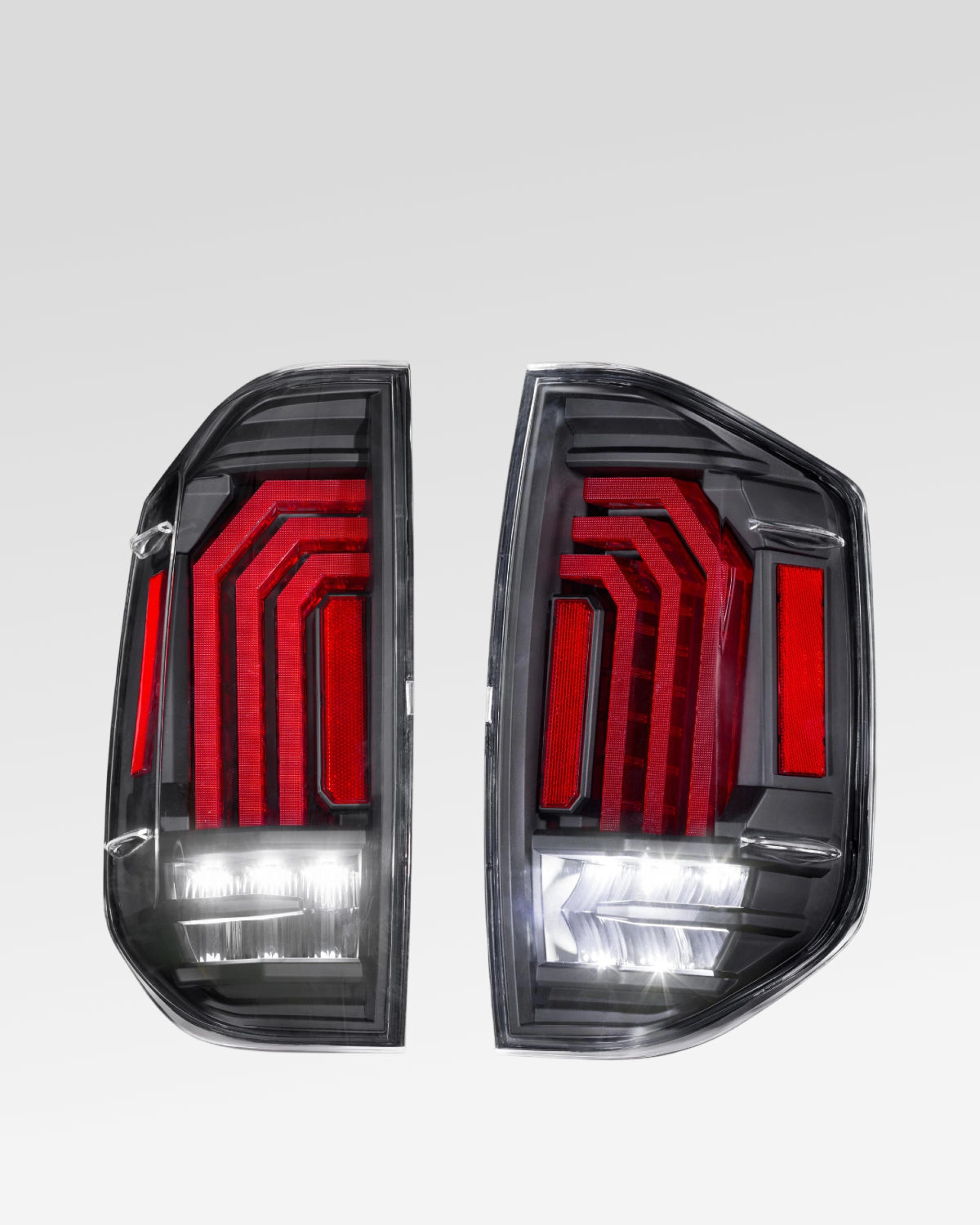 Morimoto XB Sequential LED Tail Lights with Clear Lens for 2.5-Gen Tundra (2014–2021) - Pair