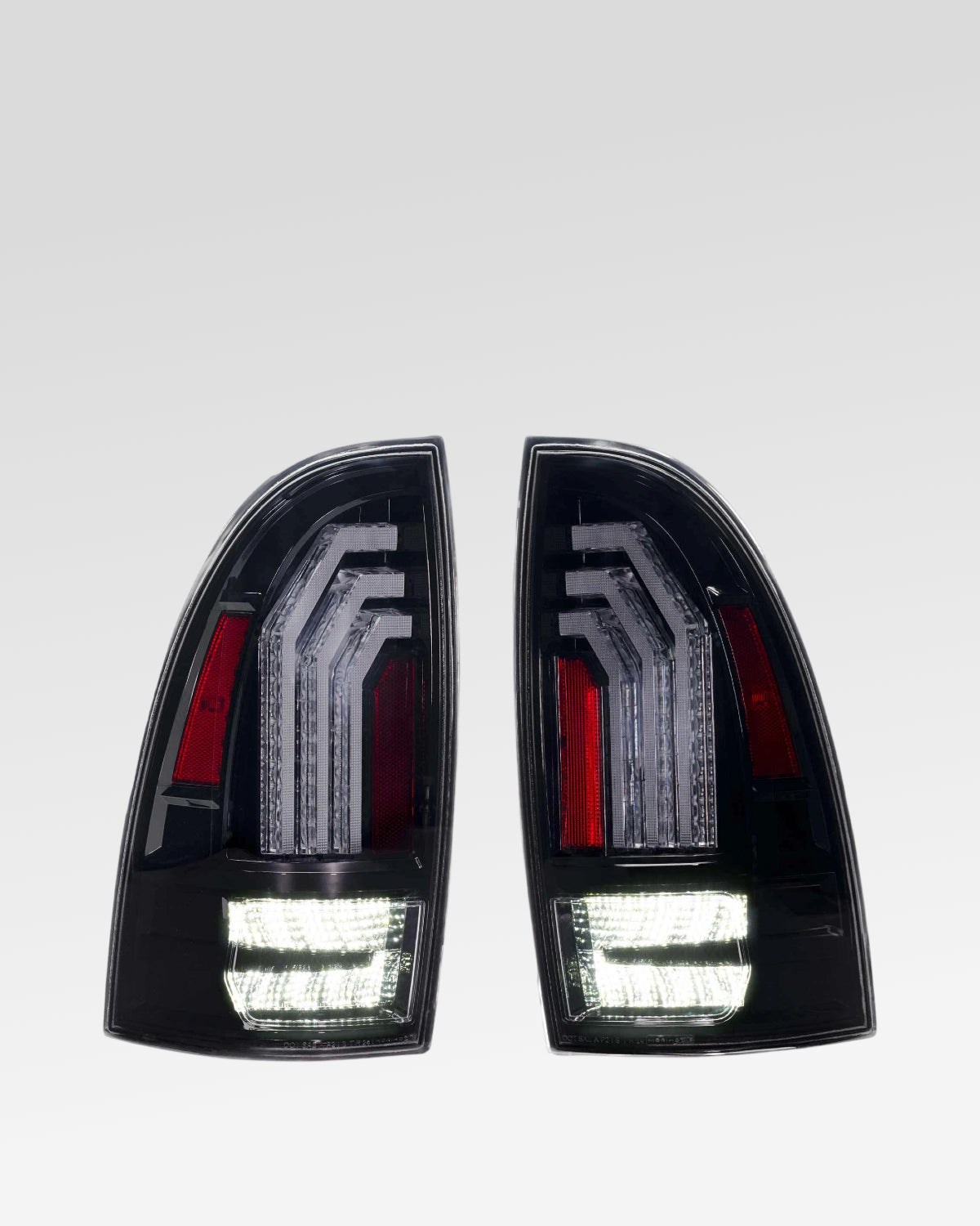 Morimoto XB Sequential LED Tail Lights with Clear Lens for 2nd-Gen Tacoma (2005–2015) - Pair