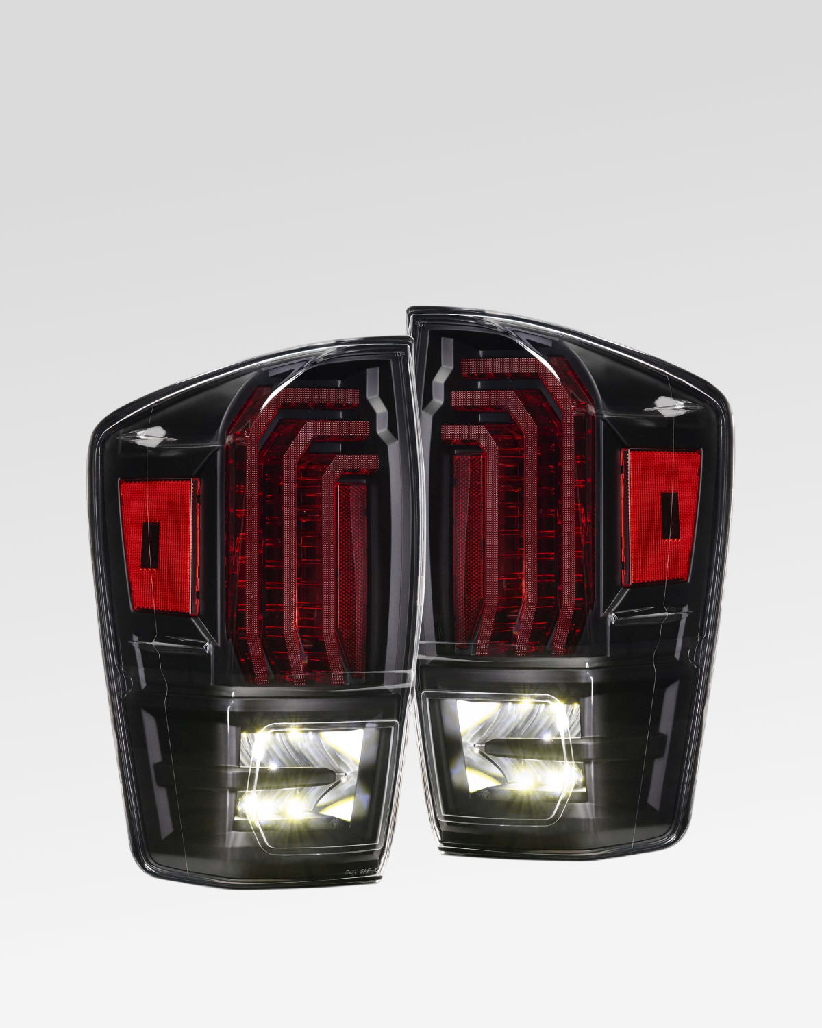 Morimoto XB Sequential LED Tail Lights with Clear Lens for 3rd-Gen Tacoma (2016–2023) - Pair
