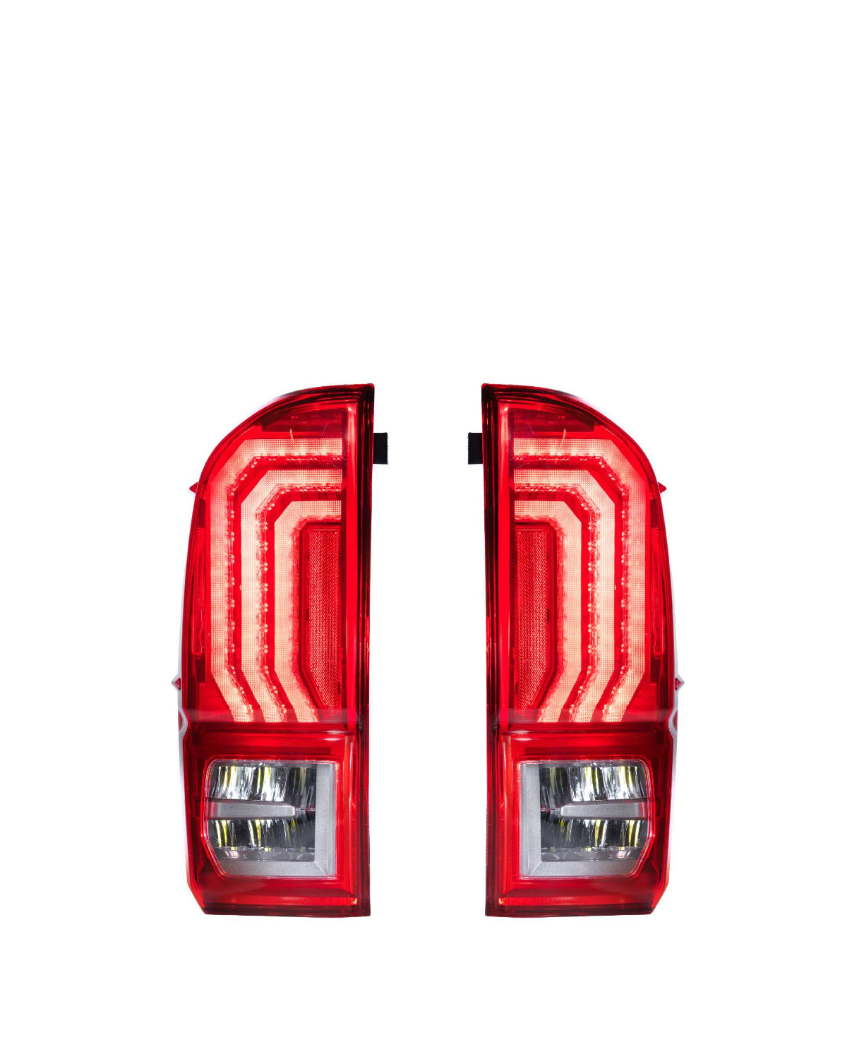 Morimoto XB Sequential LED Tail Lights with Red Lens for 3rd-Gen Tacoma (2016–2023) - Pair